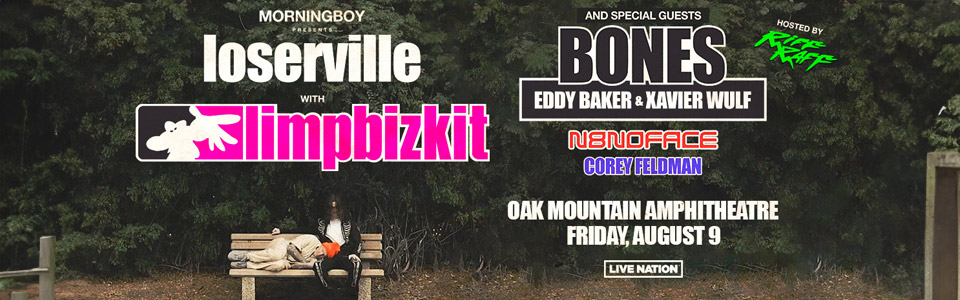 The Loserville tour with Limp Bizkit at Oak Mountain on August 9