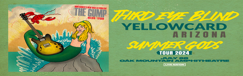 Third Eye Blind "Summer Gods" Tour at Oak Mountain Amphitheatre